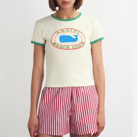 MOTHER THE ITTY BITTY RINGER T-SHIRT - Picture 3 of 9